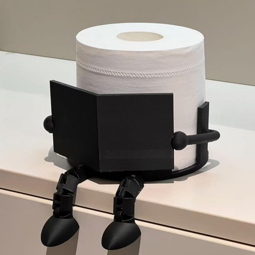 Funny toilet roll holder - toilet,