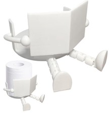 Funny Toilet Roll Holder 3D