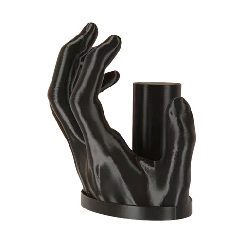Hand shaped toilet - toilet, paper