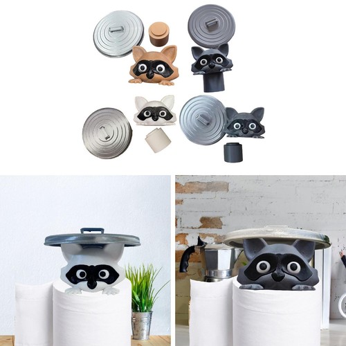 Raccoon toilet paper roll - toilet,