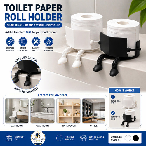 Funny toilet roll - holder, 3d