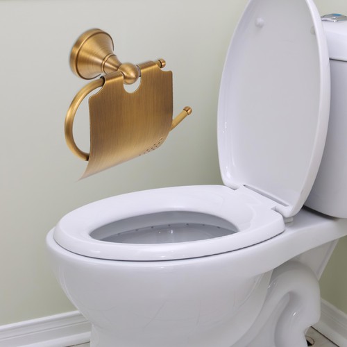 Bathroom tissue holder vintage - bathroom,