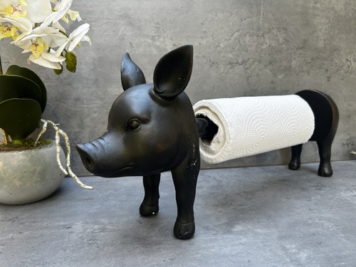 Pig shaped kitchen roll - kitchen, holder