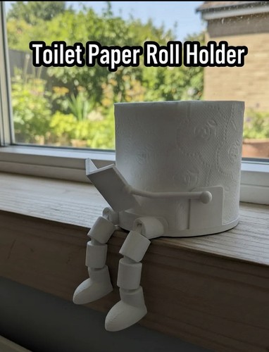 Funny toilet roll holder - holder, 3d