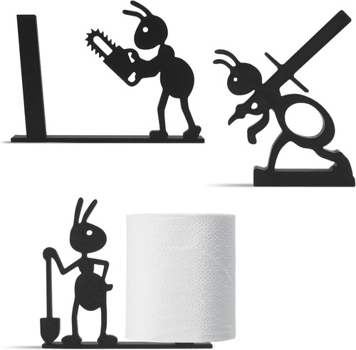 Printed ant toilet roll - 3d,