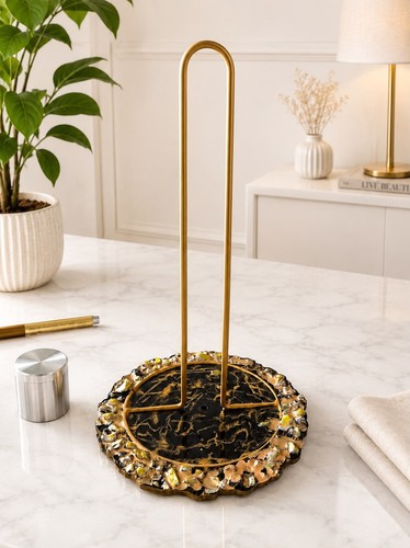Handmade resin kitchen roll - handmade,