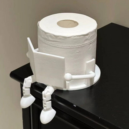 Funny toilet roll holder - toilet,