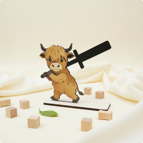 Wooden creature tissue - tissue, holder