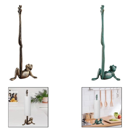 Paper towel holder frog design - frog,