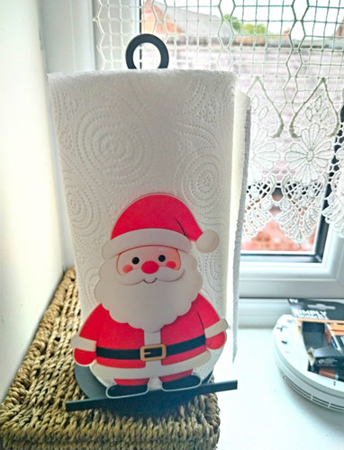 Freestanding wooden santa - freestanding,